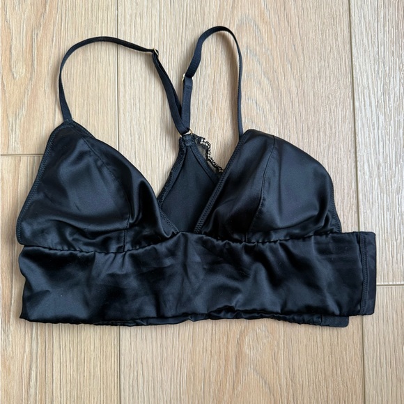 Victoria's Secret Other - Elegant Black Satin Bralette